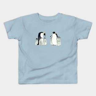 Emperor penguins Kids T-Shirt